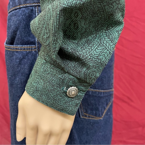 Vintage 90’s Panhandle Slim Rodeo Queen Cropped Bolero Western Shirt Size Small - Picture 5 of 9